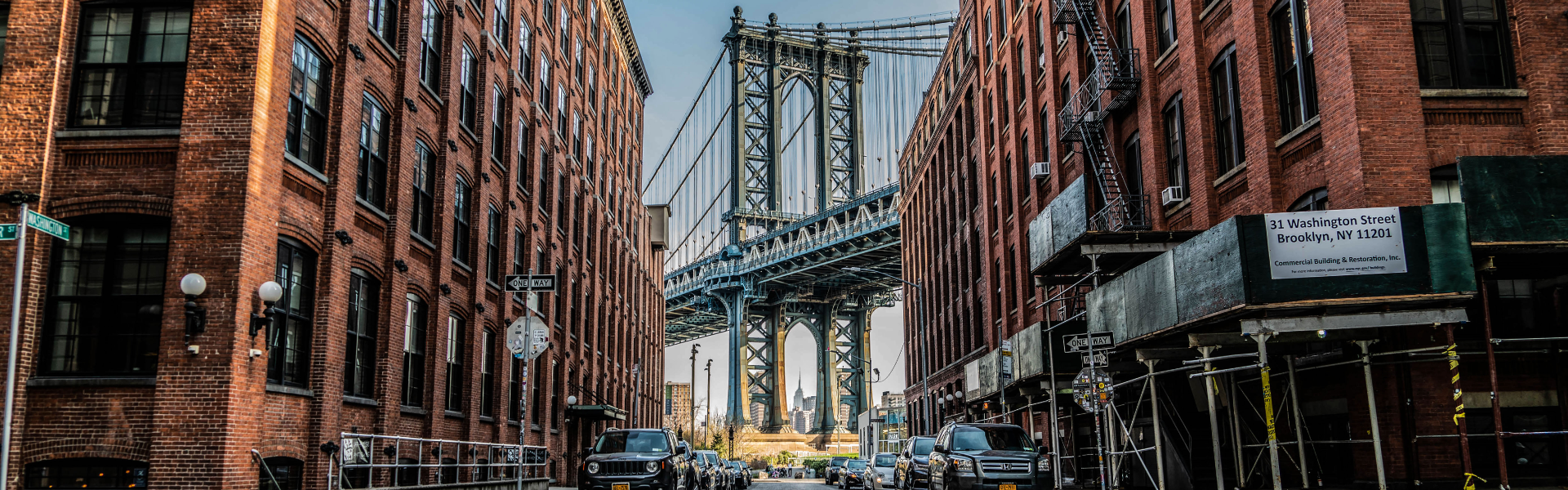 Nyc Brooklyn Bridge 1920X600